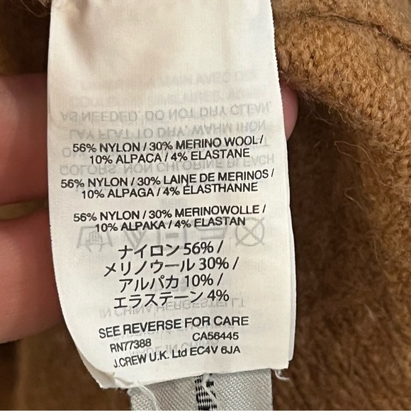 Madewell Kent Cardigan Sweater in Coziest Yarn in burnt orange brown size xsmall - Picture 6 of 8